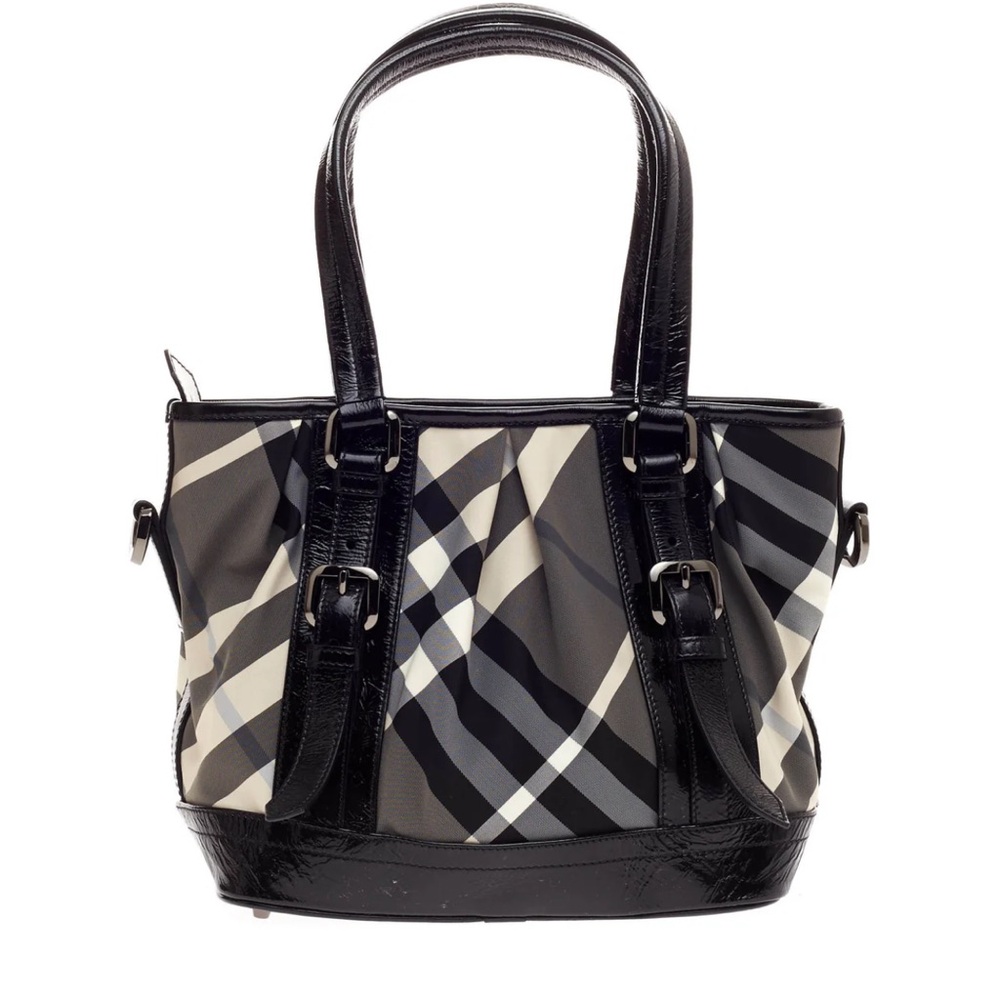 ❌❌SOLD❌❌Burberry Lowry Convertible Tote Beat Check Nylon - Picture 3 of 11